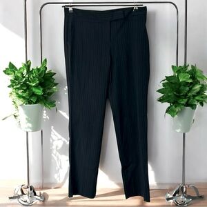 Worthington Black Pinstripe Pants 8 Petite